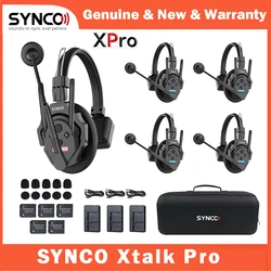 SYNCO Xtalk Pro X5 XPro5 XPro2 Update 2.4G Wireless Intercom System Headset Wireless Intercom 500m Transmission for Filmmaking