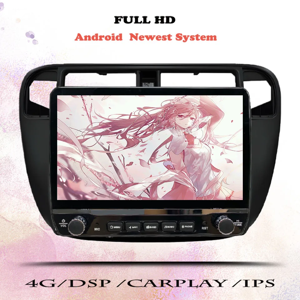 Android 14 8G Ram Car Radio Video DVD Player Navigation GPS For Honda Civic 1996 1998 2001 Car intelligent systems 4G Lte Wifi