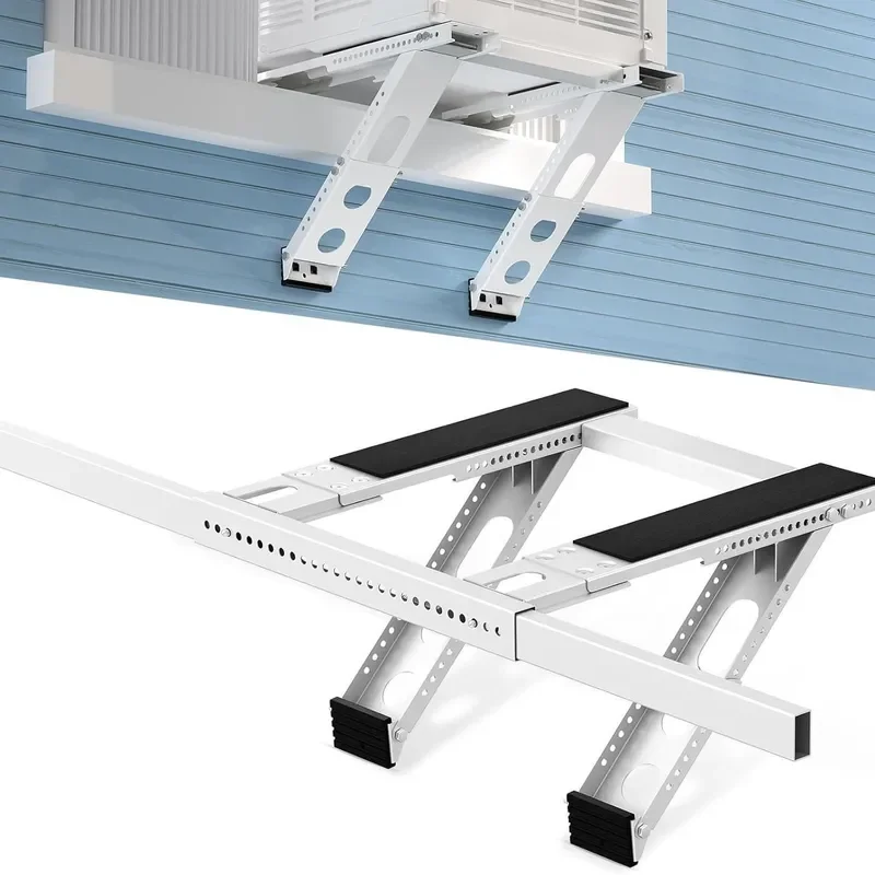 Window Air Conditioner Bracket Thickened Folding Universal Hanger For External Unit Movable Support Rack Suitable For Most