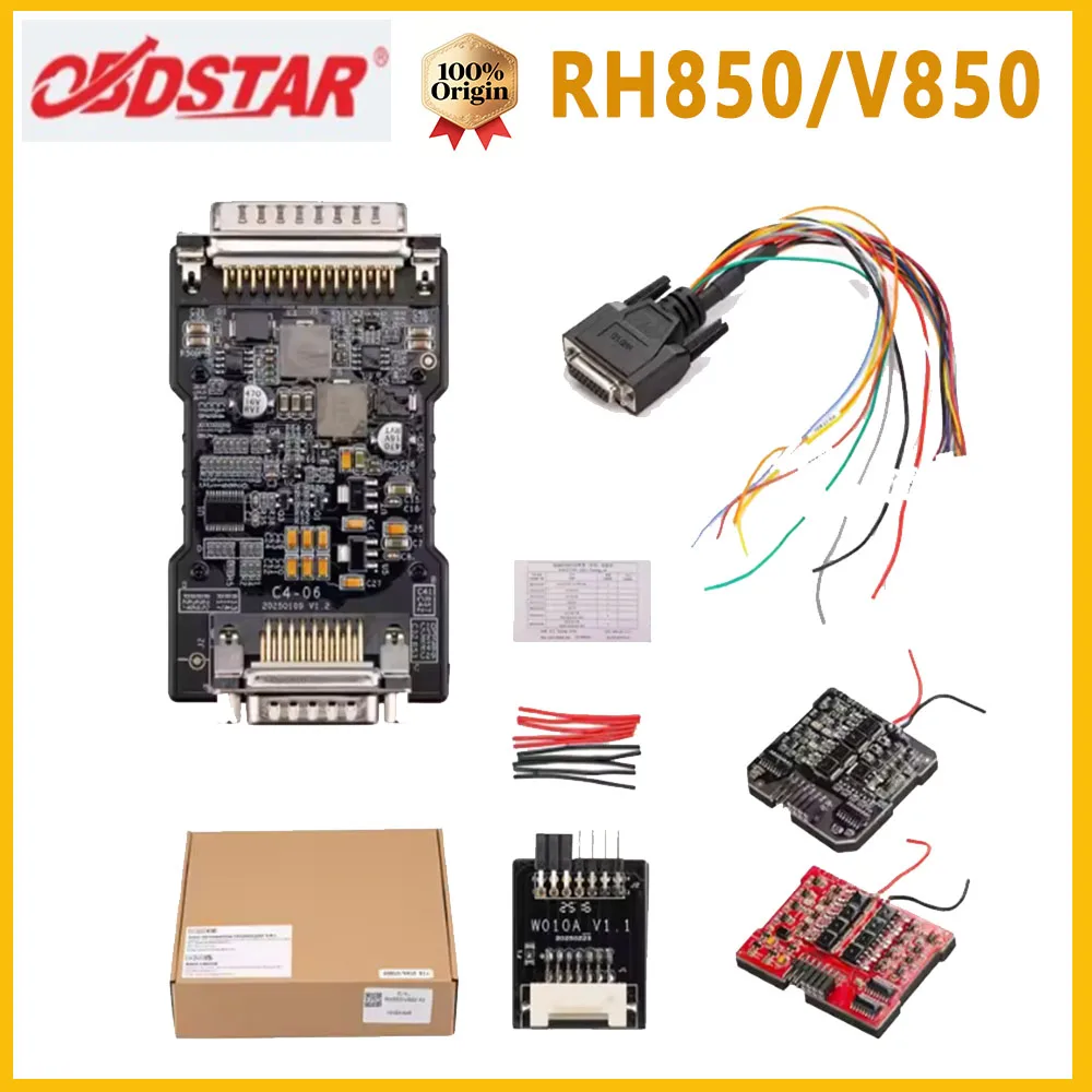 2025 OBDSTAR MQB All Keys Lost RH850/V850 Adapter Kit for Airbag Reset,IMMO Data/Pincode Read, Dashboard, BCM, ELV