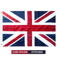 Outdoor British Flag UK United Kingdom Union Jack 90x150cm Waterproof Nylon Stitched Home Decorative National Flags and Banners