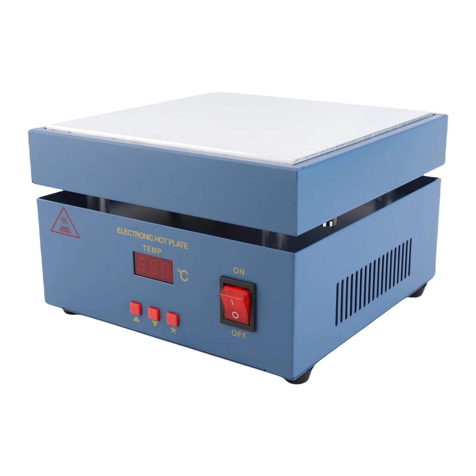 200*200mm Heating Station LED Microcomputer Electric Heating Plate Preheating Station 800W
