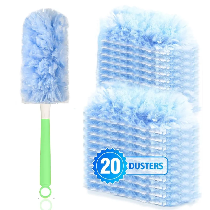 A82I-Electrostatic Duster Double-Sided Adsorption Household Duster Multi-Function Replacement Kit Accessories