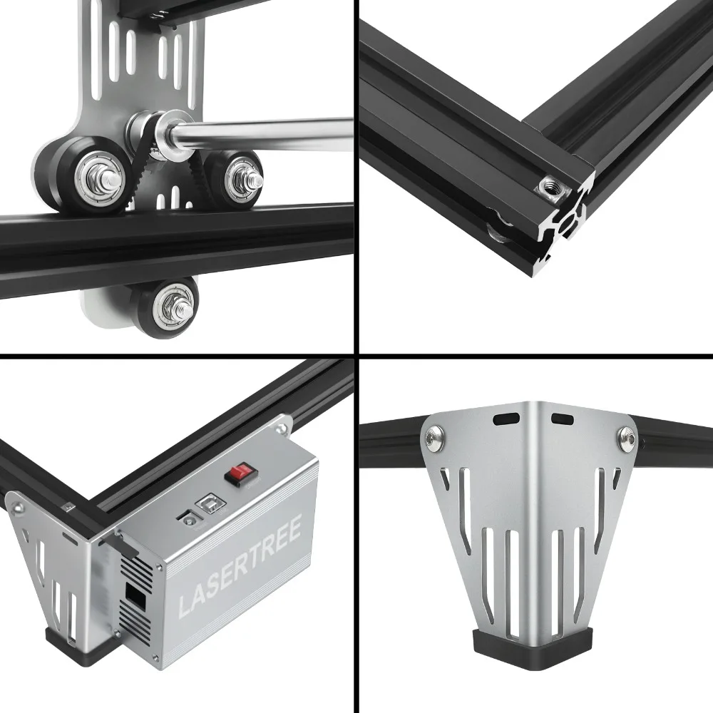 LASER TREE K1 Mini Portable 10W Optical Power CNC 3030 Lazer Engraving Cutting Machine Diode Laser Engraver For Stone Wood Glass