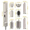 전문 접이식 헤어 드라이어, 고속 에어랩, 자동 컬링 다리미, 살롱 헤어 스타일링 도구, 110000rpm 블로우 드라이어, 8 in 1 5