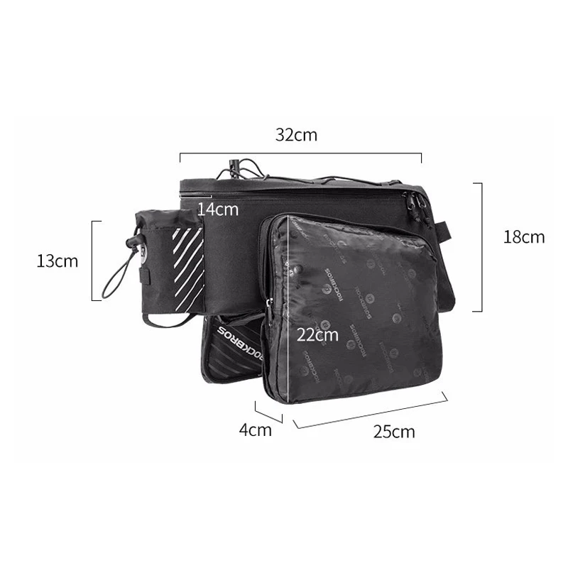 المشي لمسافات طويلة في الهواء الطلق حقيبة سفر حقيبة الكاميرا حقيبة اللياقة البدنية حقيبة كروسبودي دراجة المقعد الخلفي حقيبة الأمتعة رف حقيبة التخزين حقيبة أدوات السفر #3