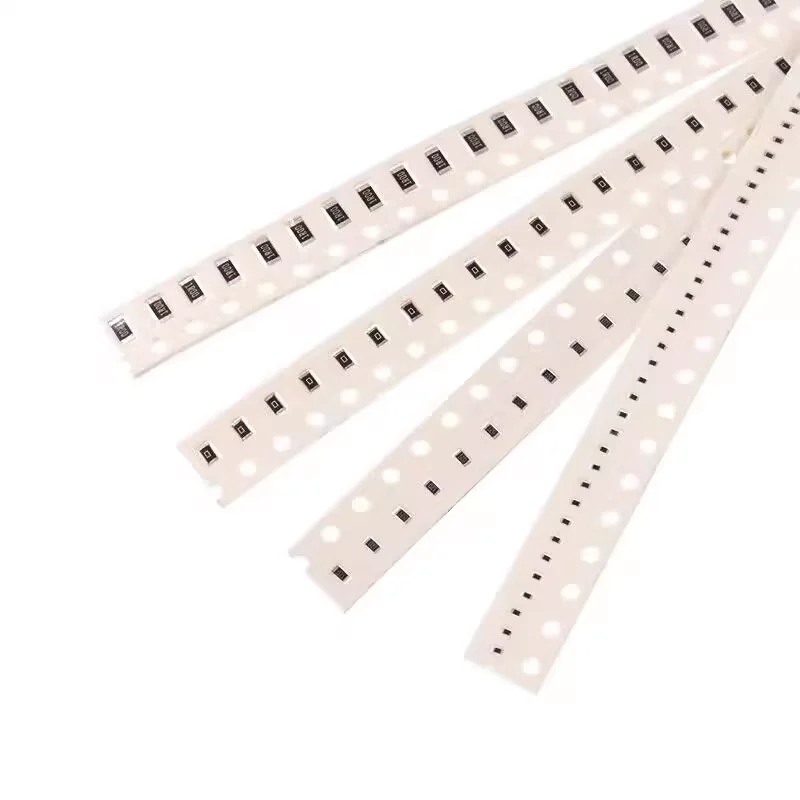 100 個 0402 表面実装抵抗器 1% 1R 10R 100 オーム 1K 4.7K 10K 47K 100K オーム 1M 4.7M