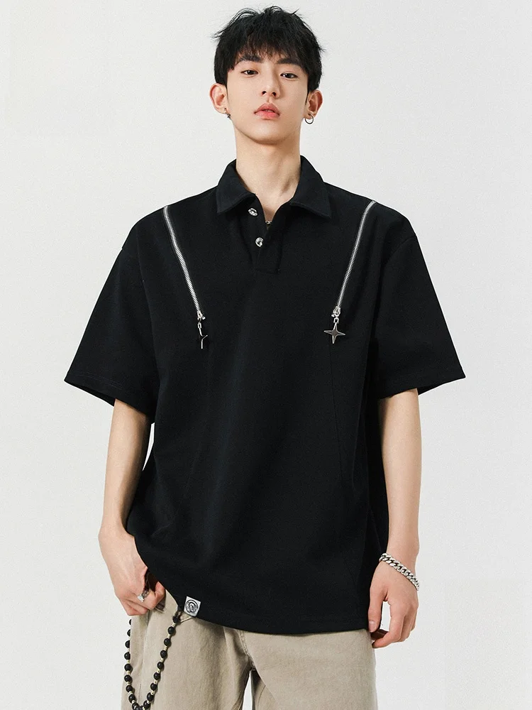 

Loose Fit Summer Thin ort Sve irt Men's T-irt Big Mouth Monkey American Trendy Brand Casual Cotton P...