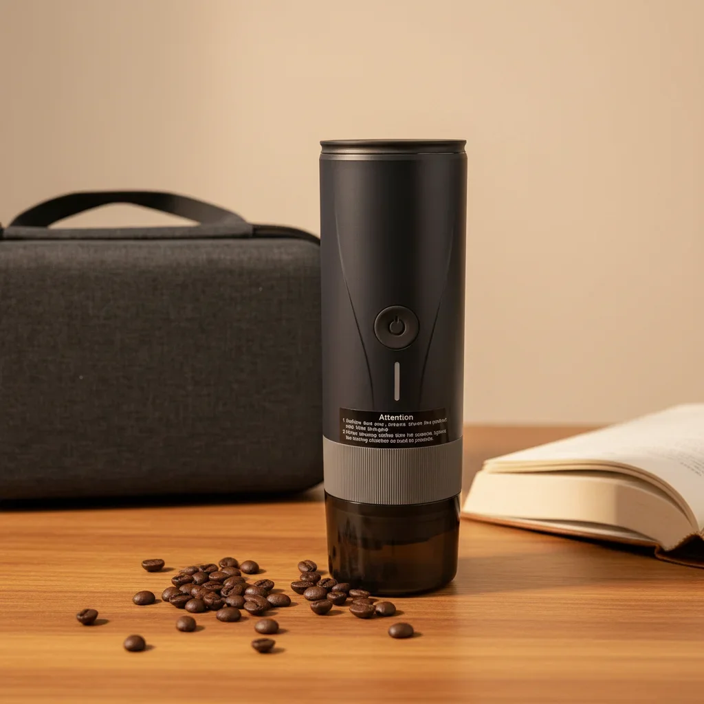 Office Coffee Maker 51mm Bottomless Filter Basket Fast Heating Drip Compact Coffee Brewer for Travel