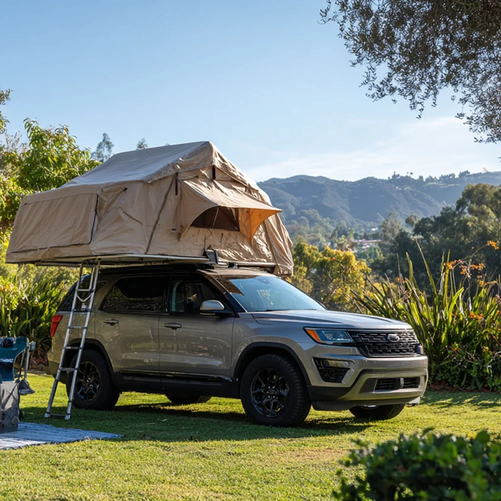 

All-Season Hard Shell Rooftop Tent for SUV, Truck, and Car | Waterproof, UV Resistant, Easy Setupcustom