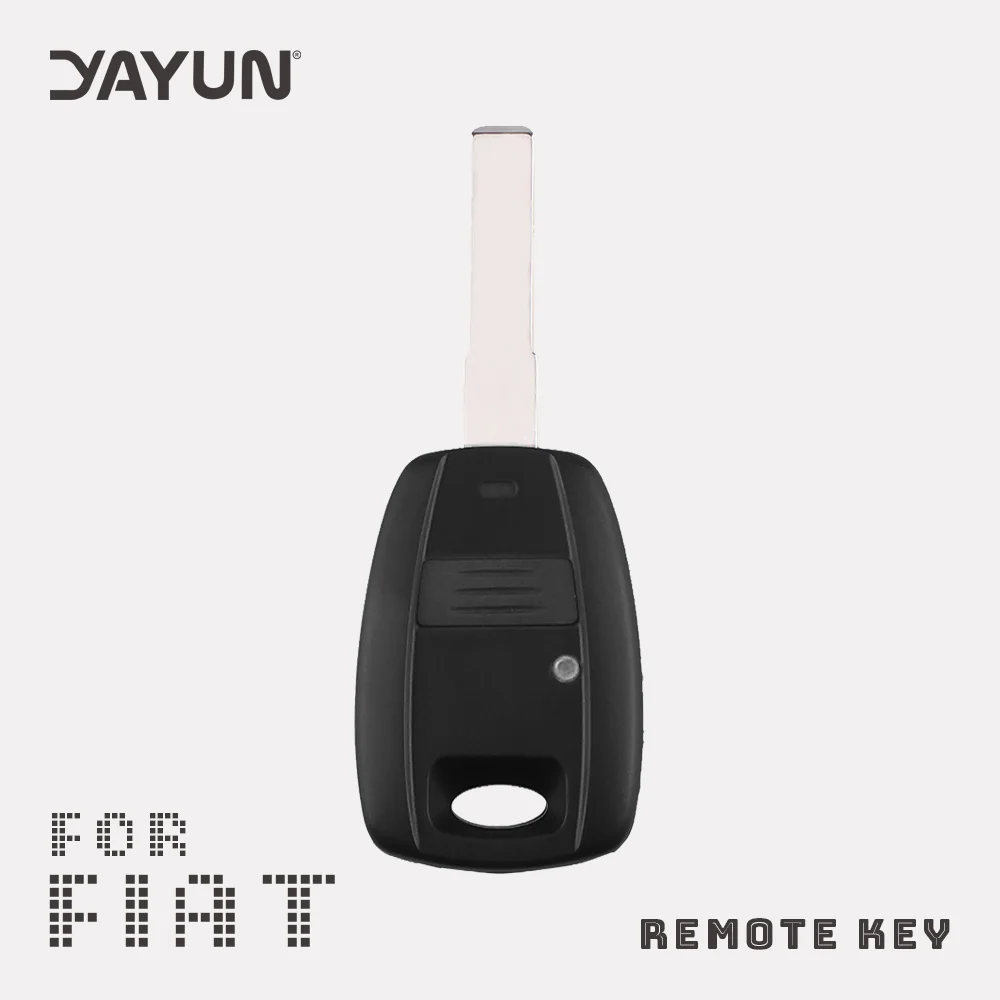 YAYUN 1 Button Uncut Blade Keyless Entry Key Remote Key Shell Case forFiat Stilo Punto Seicento Fob Car Key Case GT15R blade