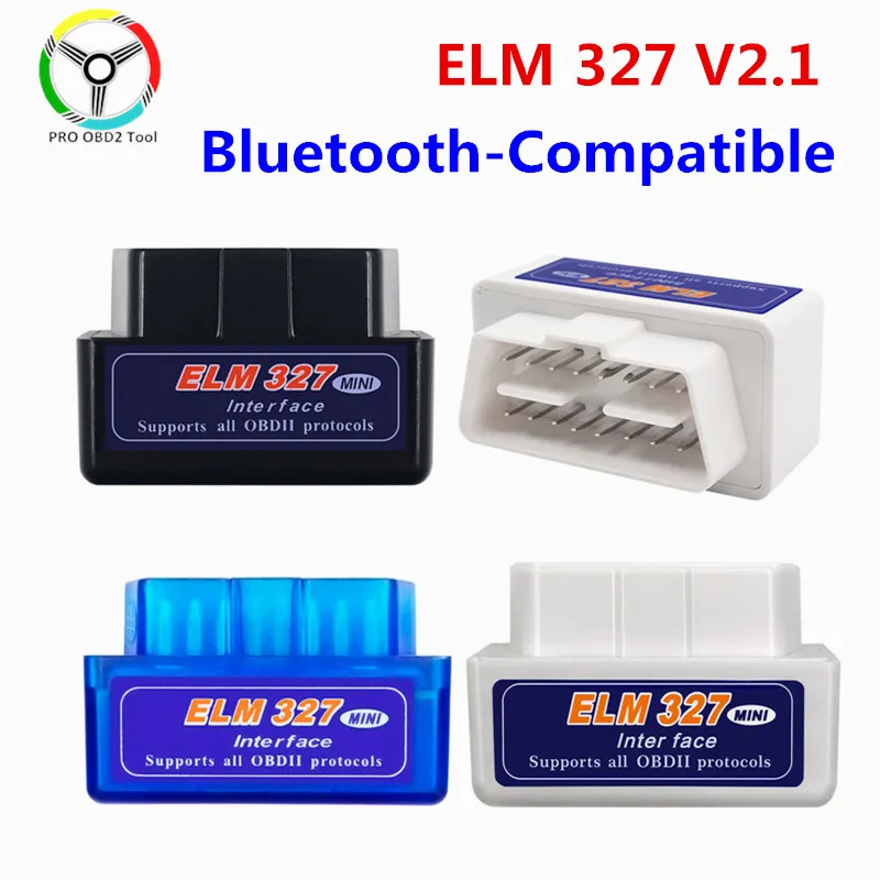بلوتوث ELM327 V2.1 V1.5 السيارات obd الماسح الضوئي رمز القارئ أداة تشخيص السيارة سوبر MINI ELM 327 لنظام أندرويد