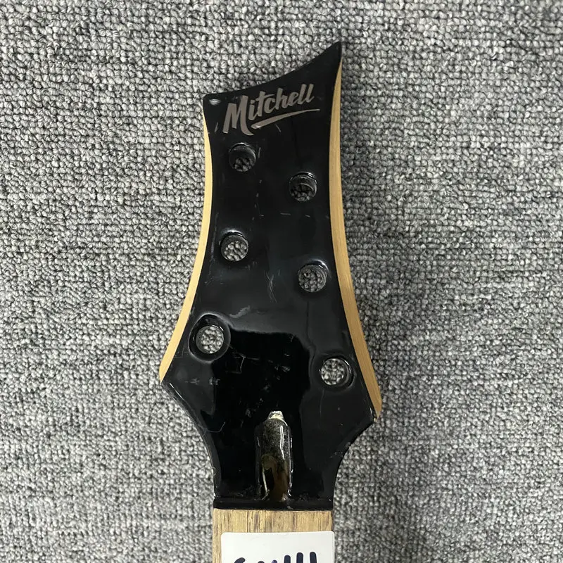 GN111 Maple with Rosewood 24 Frets Neck for  Genuine and Original Mitchell Electric Guitar Fingerboard Damaged DIY Parts