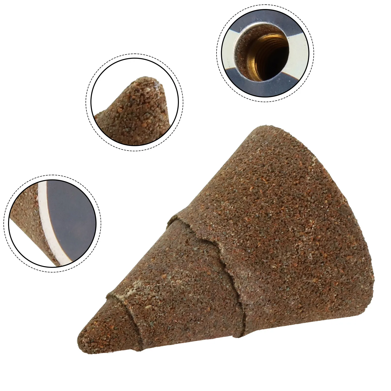 

M10 Thread Conical Diamond Grinding Wheel 50/100/200# Chamfer Countersink Cone Carve Polishing Ceramic Glass Abrasive Tools