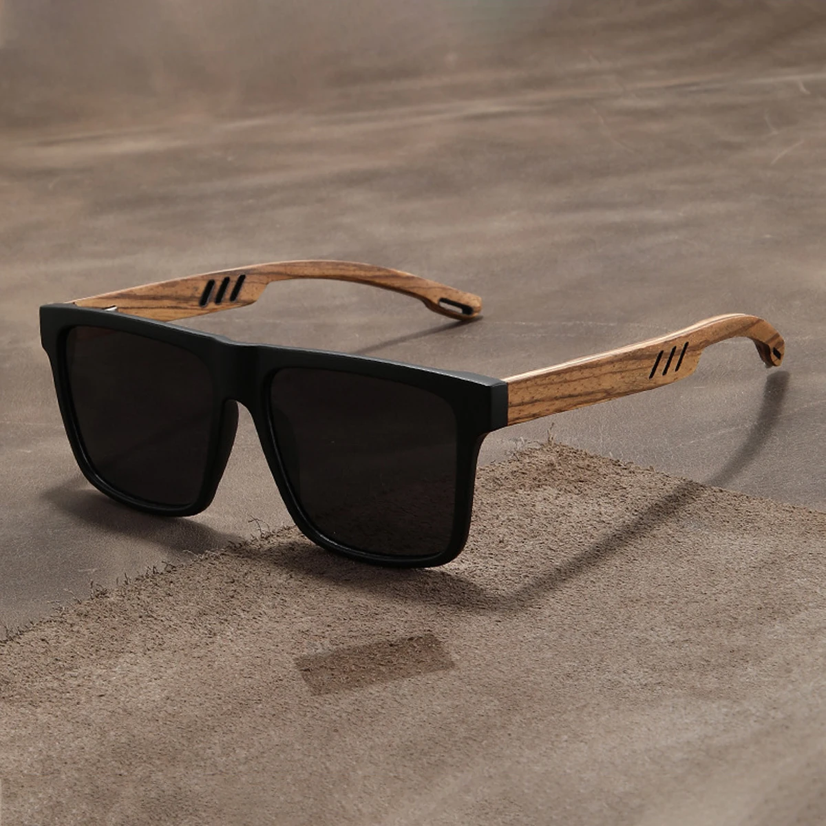 Retro Walnut Sunglasses Brand Ultra-Light Sunglasses For Men and Women Polarized ExquisiteFashion