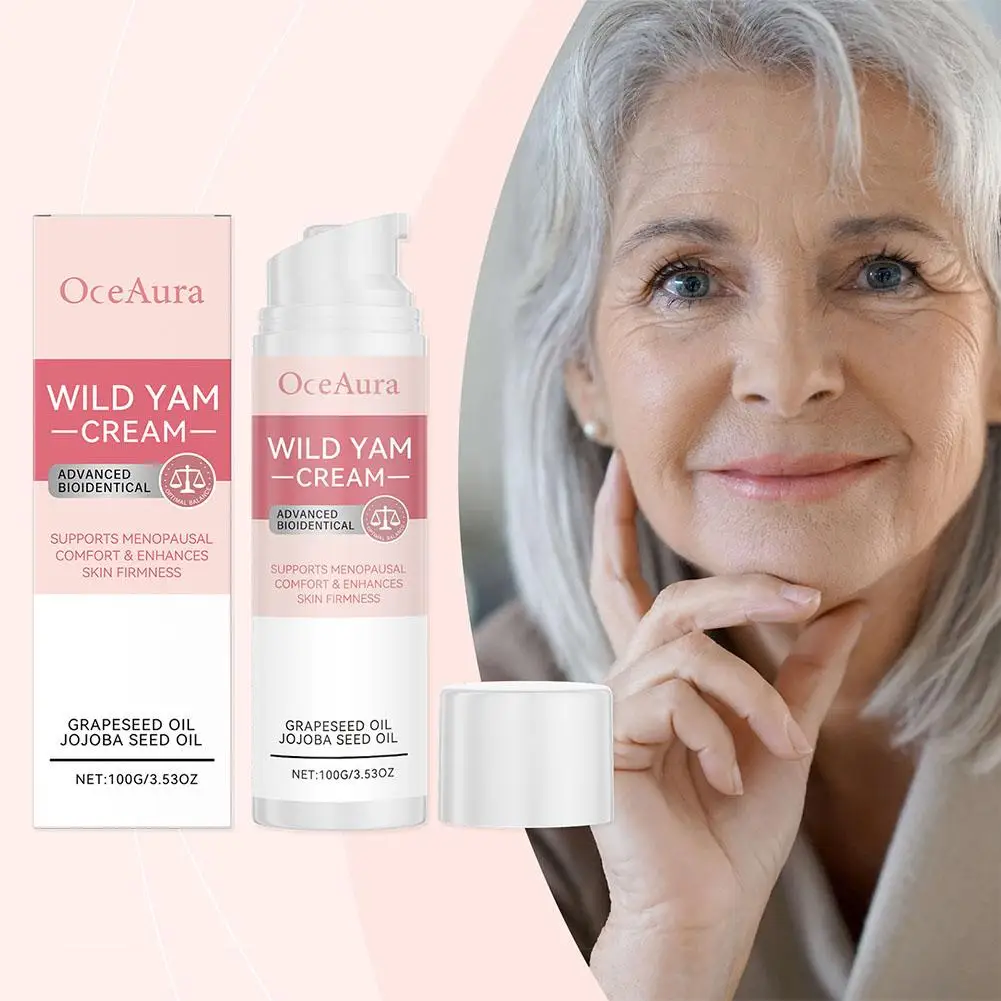 Menopausal Estrogen Balancing Cream Soothing Reduce Hot Flashes Women Body Wild Yam Cream Beuty Product Body Care