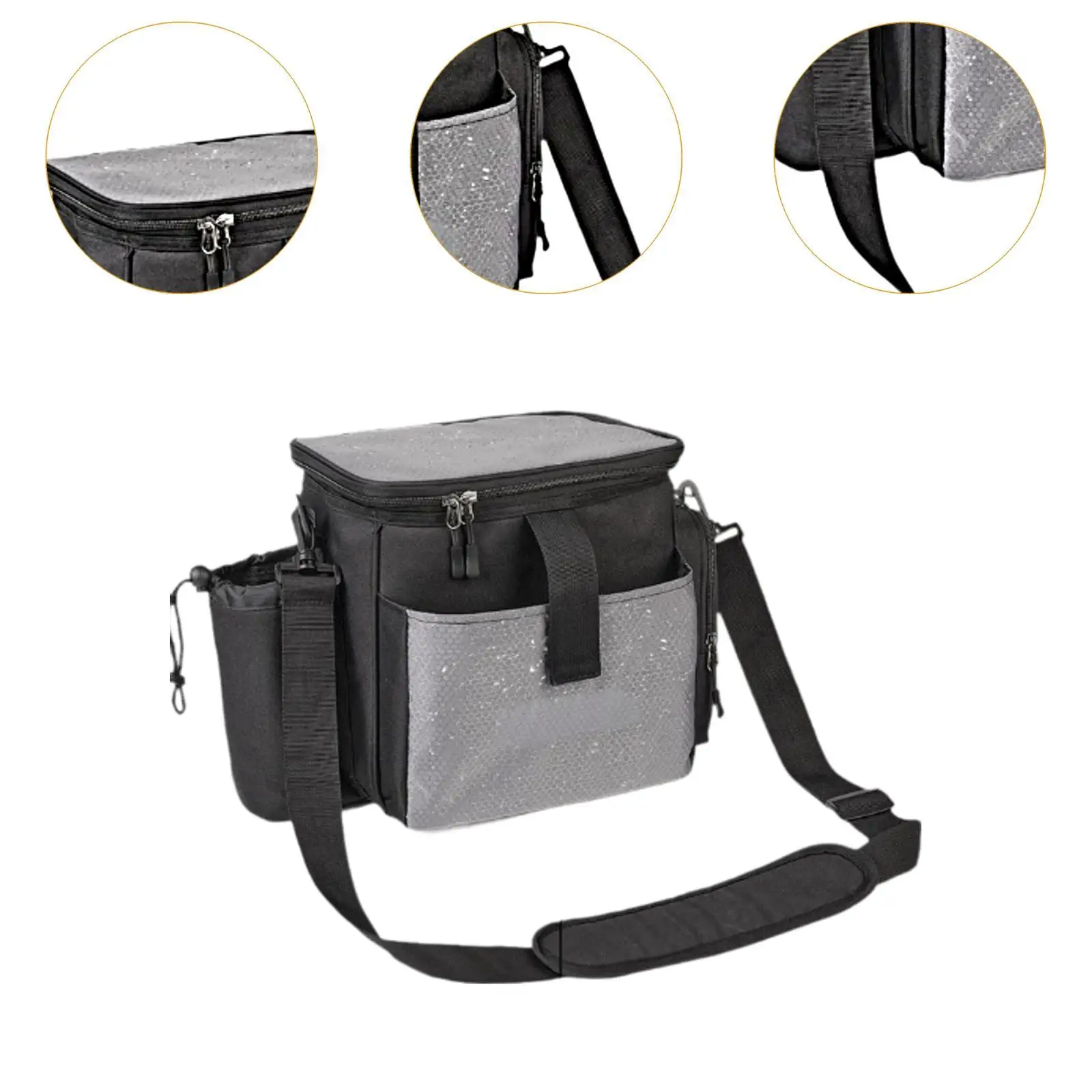 حقيبة تنظيم تخزين القرص على شكل قرص الجولف تناسب ما يصل إلى 13+ قرصًا عمليًا