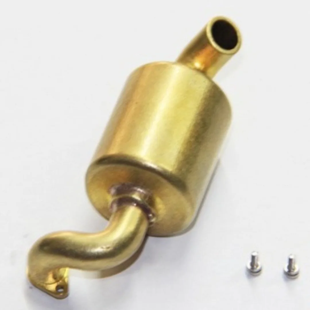 

CISON Diesel Engine Exhaust Pipe Chimney Muffler Tailpipe Generator Model Parts Made of Pure Copper for DIY Modification