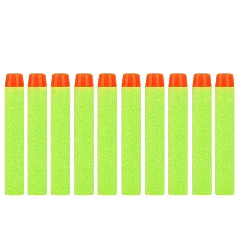 Groene Effen Ronde Kop Kogels 7.2 Cm Voor Speelgoed Pistool N-Strike Elite Serie Blasters Schuim Eva Refill darts Kinderen Speelgoed Guns Accessoires