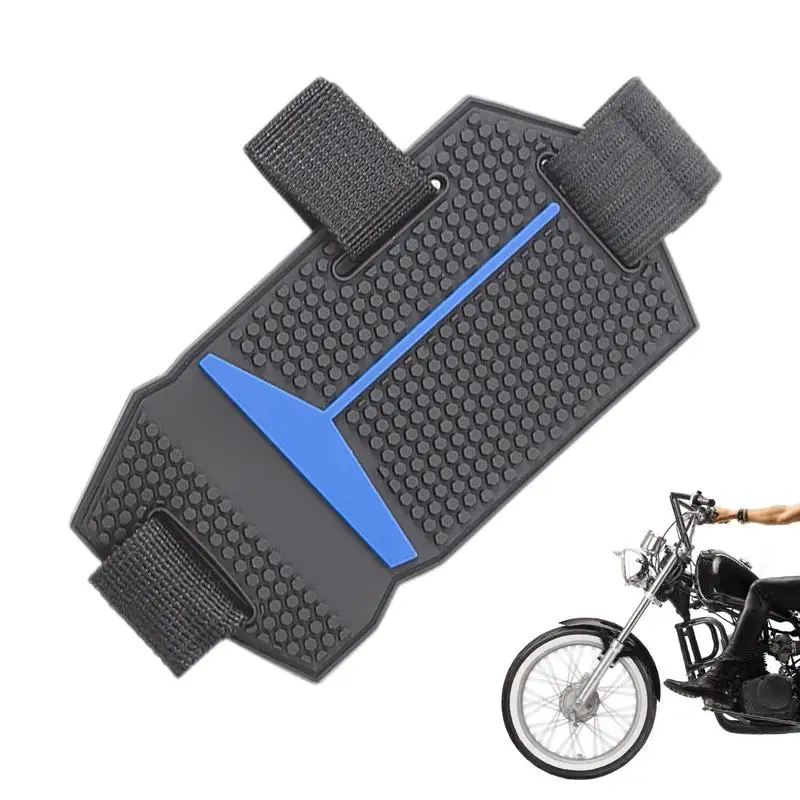 Motorcycle Shifter Shoe Protector Rubber Motorcycle Riding Shoe Guard Fit Anti Slip Boot Protector Supplies with Hook Loop