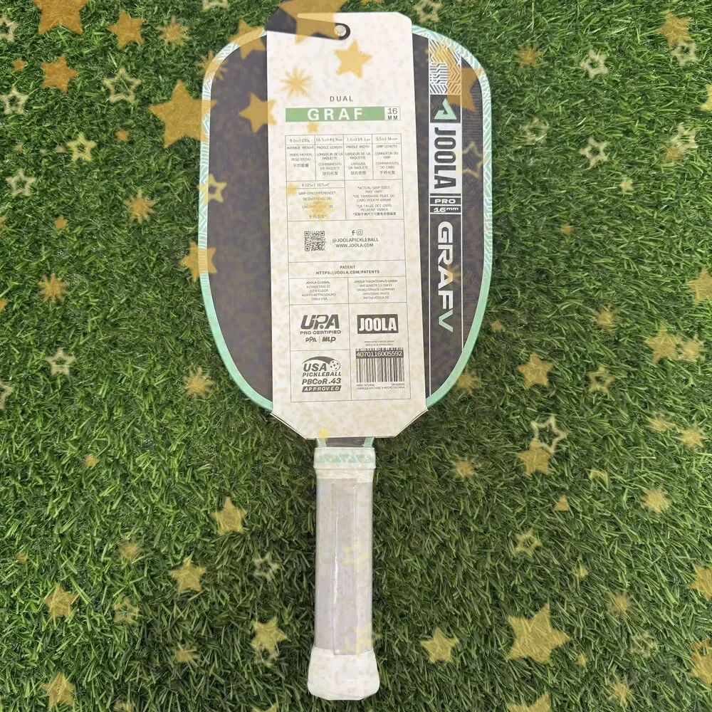 

JOOLA 16mm Pro V Series Carbon Fiber Pickleball Paddle Dual-Certified 5th Generation USAPA Approved Perseus Racket