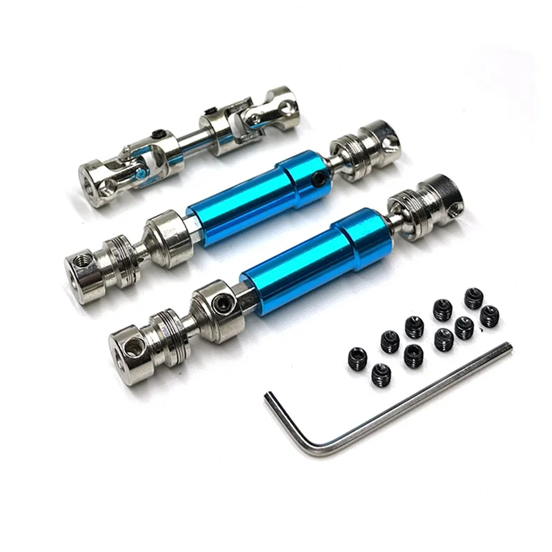 3Pcs Metal Drive Shaft CVD Driveshaft for MN128 MN86 MN86S MN86K MN86KS MN G500 1/12 RC Car Upgrade Parts Accessories,2