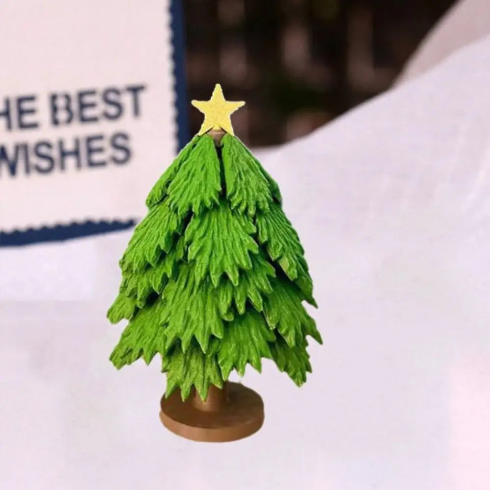 

Tree-shaped Christmas Tree Coaster Foldable Press Christmas Tree Quirky Toys Anti-scald Mug Holder Leaf Base Cup Mat Kids Gifts
