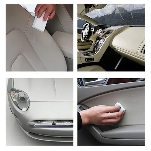 Imagen 2 del producto Esponja mágica de melamina, herramienta de limpieza para cocina y baño, 5/50 piezas