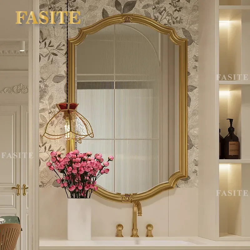 For American Bathroom Smart Mirror Anti Fog with Light Decorative Wall Mounted Vanity Dressing Mirror for Living Room