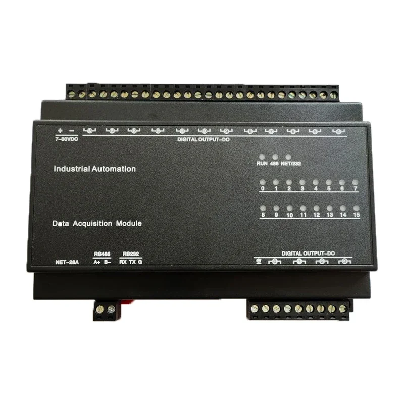 

for 16 channel relay output module Modbus RTU unit 220V 5A contact capacity equipment RS485