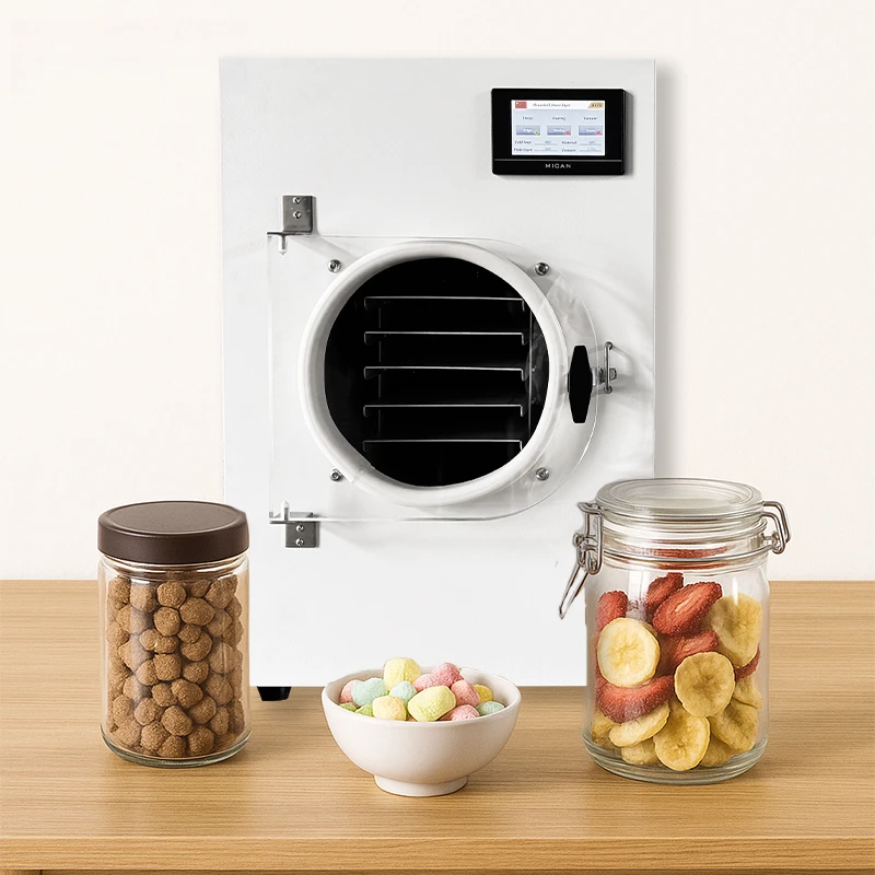 4-20Kg Premium Home Freeze Dryer With Stainless Steel Parts - Safely Process Meat, Fish, Eggs For Long Term Storage