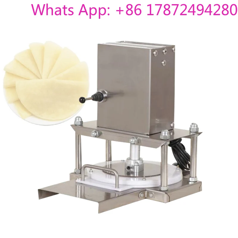 High Quality Spring Roll Pastry Pressing Machine Stainless Steel Corn Pancake Flattening Machine Pancake Flattening Machine