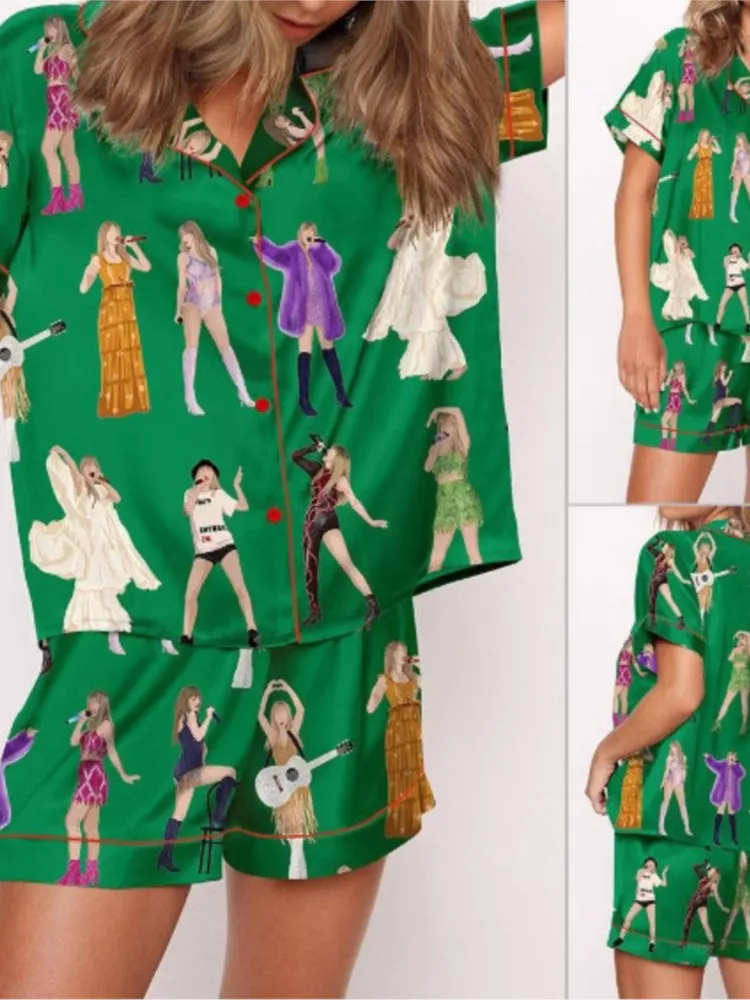 Thumbnail 4 - #72 Latest Button Down Sleepwear Sets Offers