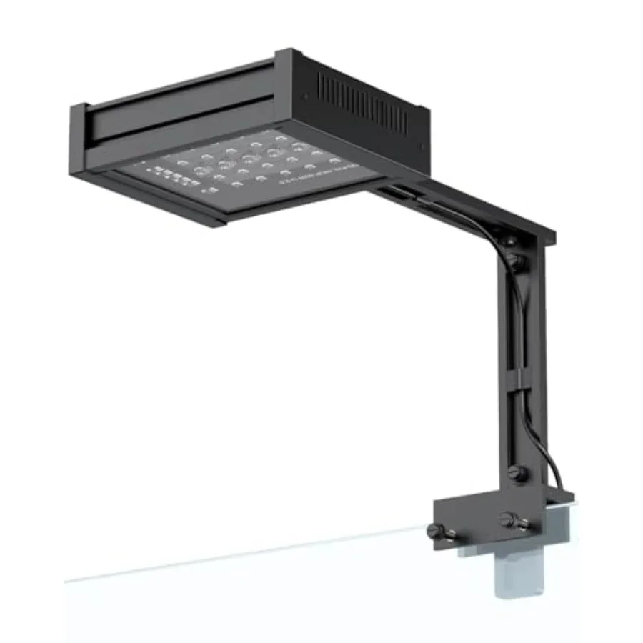 

0 W Saltwater Aquarium Light SPS and LPS Corals, Clip-On Dimmable LED Reef Light with Adjustable Brightness, Day/Night Modes, T