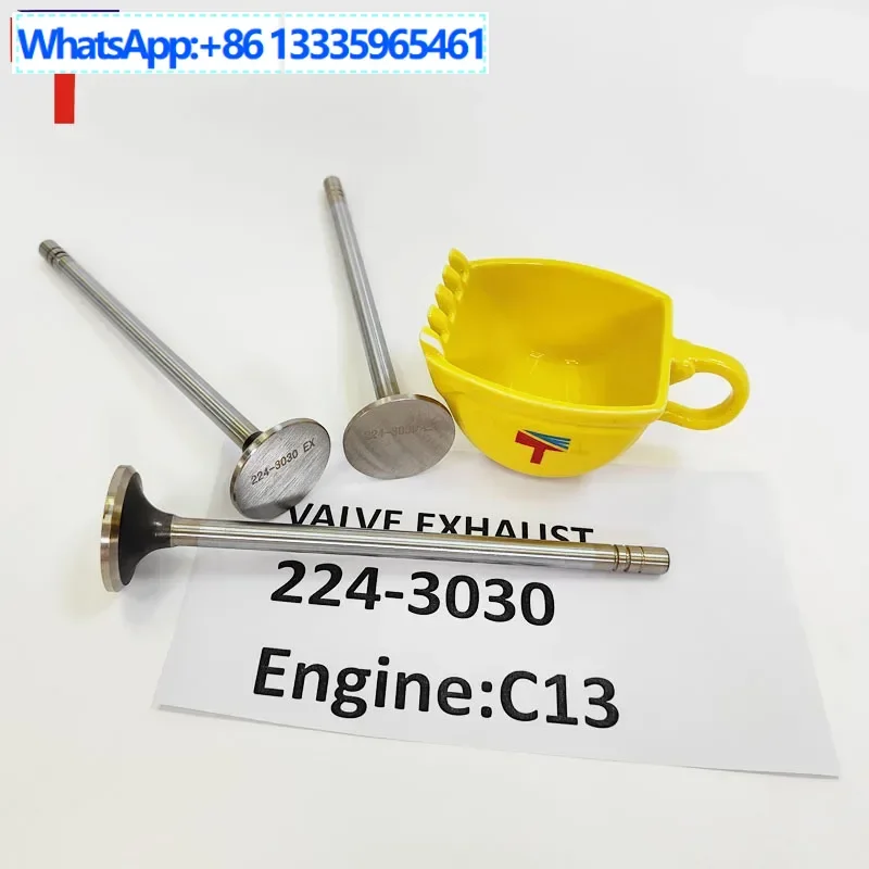 

2PCS exhaust valve 224-3030 is suitable for construction machinery C13 engine parts