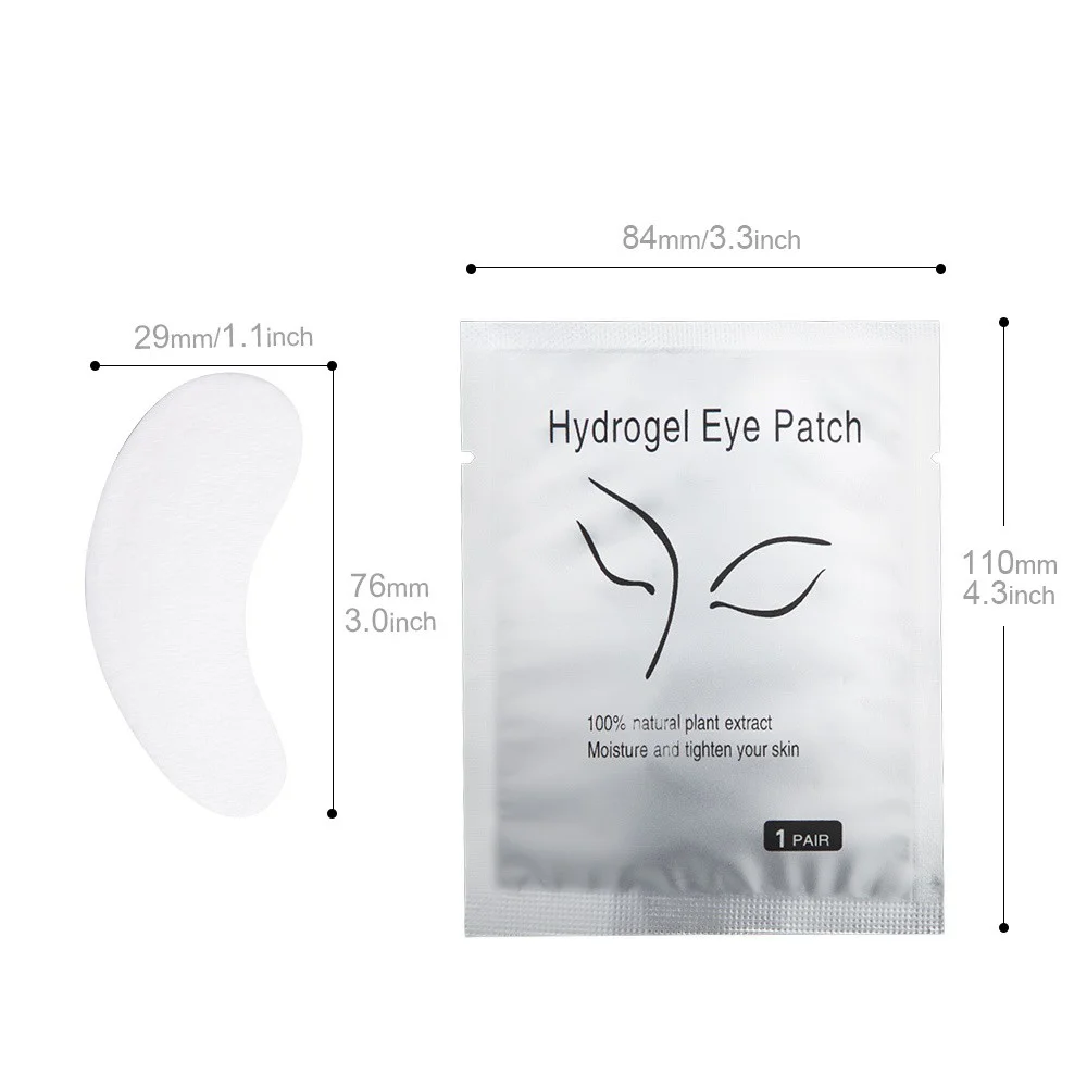 10Pairs Eyelash Pad Gel Patch Grafting Eyelashes Under Eye Patches For Eyelash Extension Paper Sticker Application Make Up
