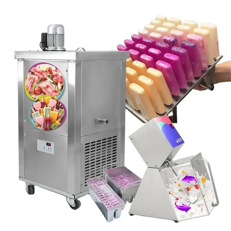 

Manufacturer Commercial Single Mold Ataforma Ice Lollipop Popsicle Ice Pop Making Pop Machine