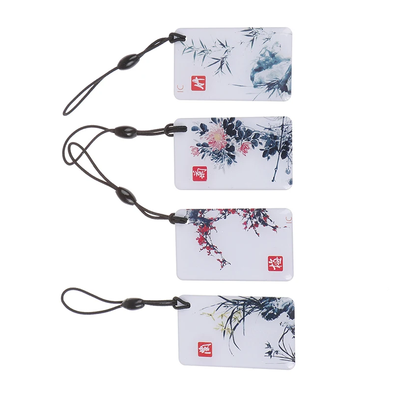 1PC Waterproof 135KHZ Card Contactless NFC RF Stickers Electronic Keychain IC Card Keyfobs RFID Access Control