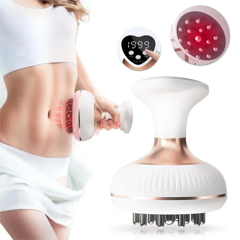 

Electric Meridian Brush Gua Sha Body Massager EMS Hot Compress Scraping Lymphatic Drainage Machine Fat Burner