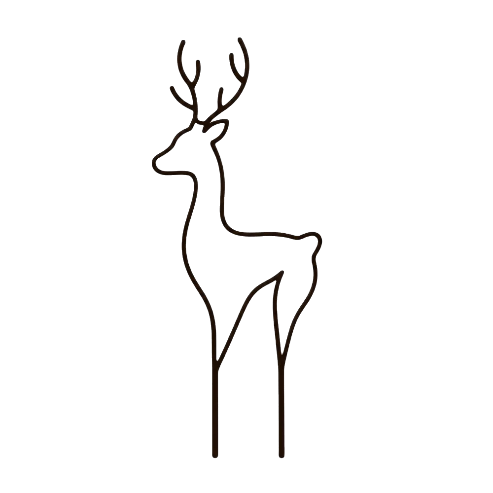 Hollow Out Butterfly Plant Stand Weather Resistance Reindeer Cat Plant Fixed Frame Strong Load Bearing Plant Climbing Trellis