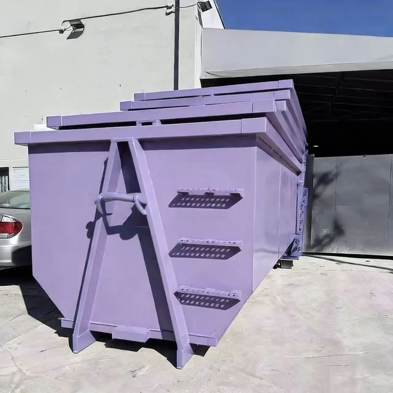 10-30m3 Hook Lift Garbage Truck Bins Waste Roll on off Containers Industrial Mobile Hook Lift Dumpster for Construction