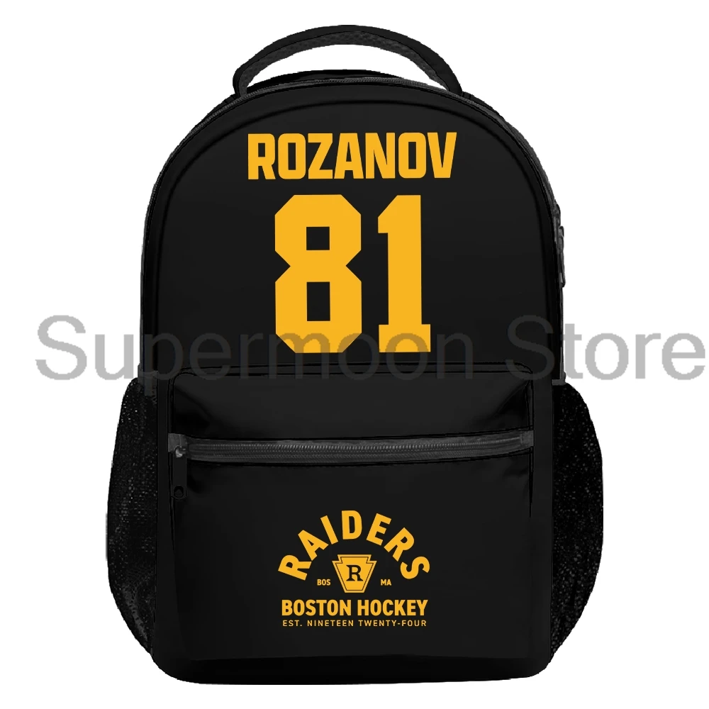 Tv Show Heated Rivalry Ilya Rozanov 81 Backpack Men Women Rucksack Casual Travel Bag Unisex Outdoor Daypack