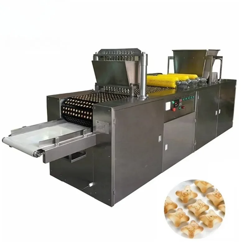 Customized Automatic Chocolate Injection Filling Machine Hard Filled Biscuit Production Equipment