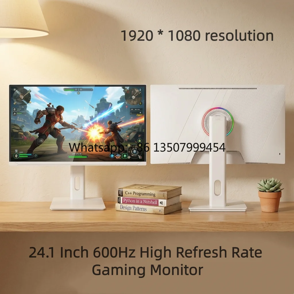 GS600 2K HDR DP 24.1 Inch 600Hz LED High Quality PC Desktop Monitor Office Gaming 100% RGB 1080p Desktop Screen