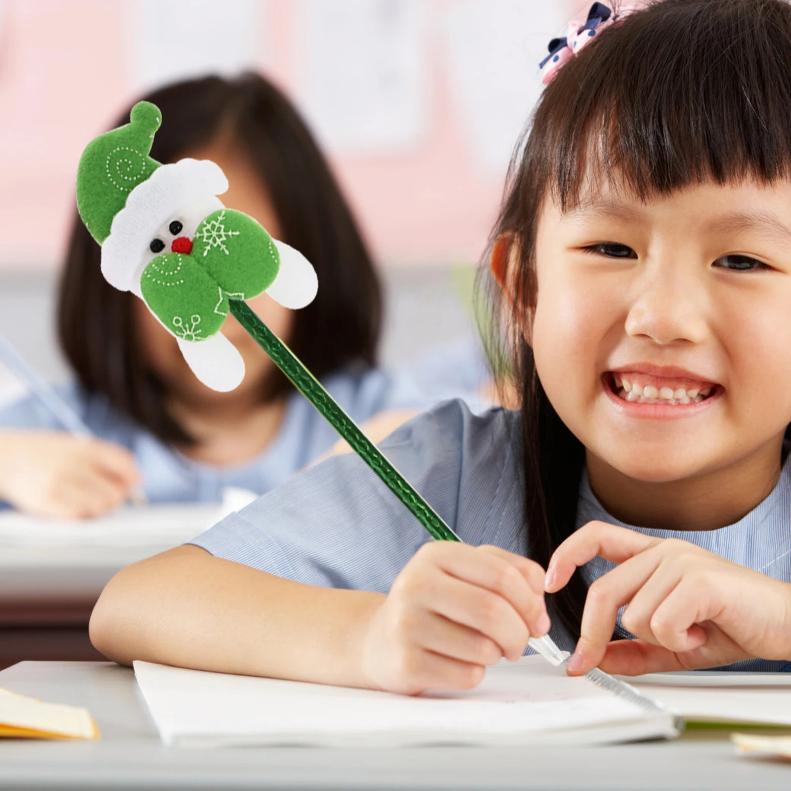 

8 Pcs Christmas Pen Children Pens Kids Gifts Children's Ballpoint Style School Supplies Xmas Writing