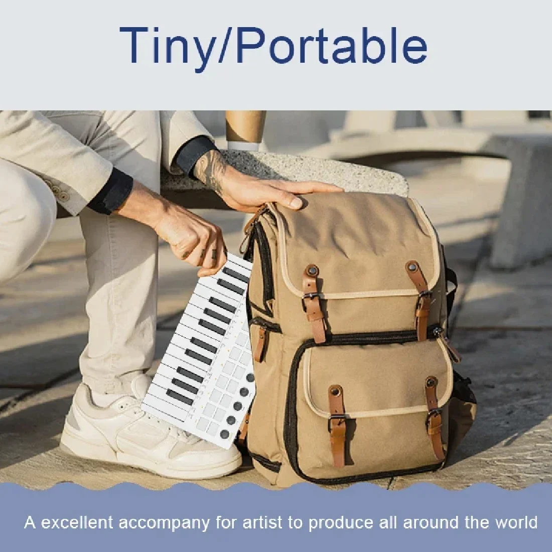 M-VAVE SMK-25 II Pro MIDI 키보드 25개 세미 웨이티드 키 +16개 RGB 패드 8개 매핑 노브 음악 제작 소프트웨어 포함