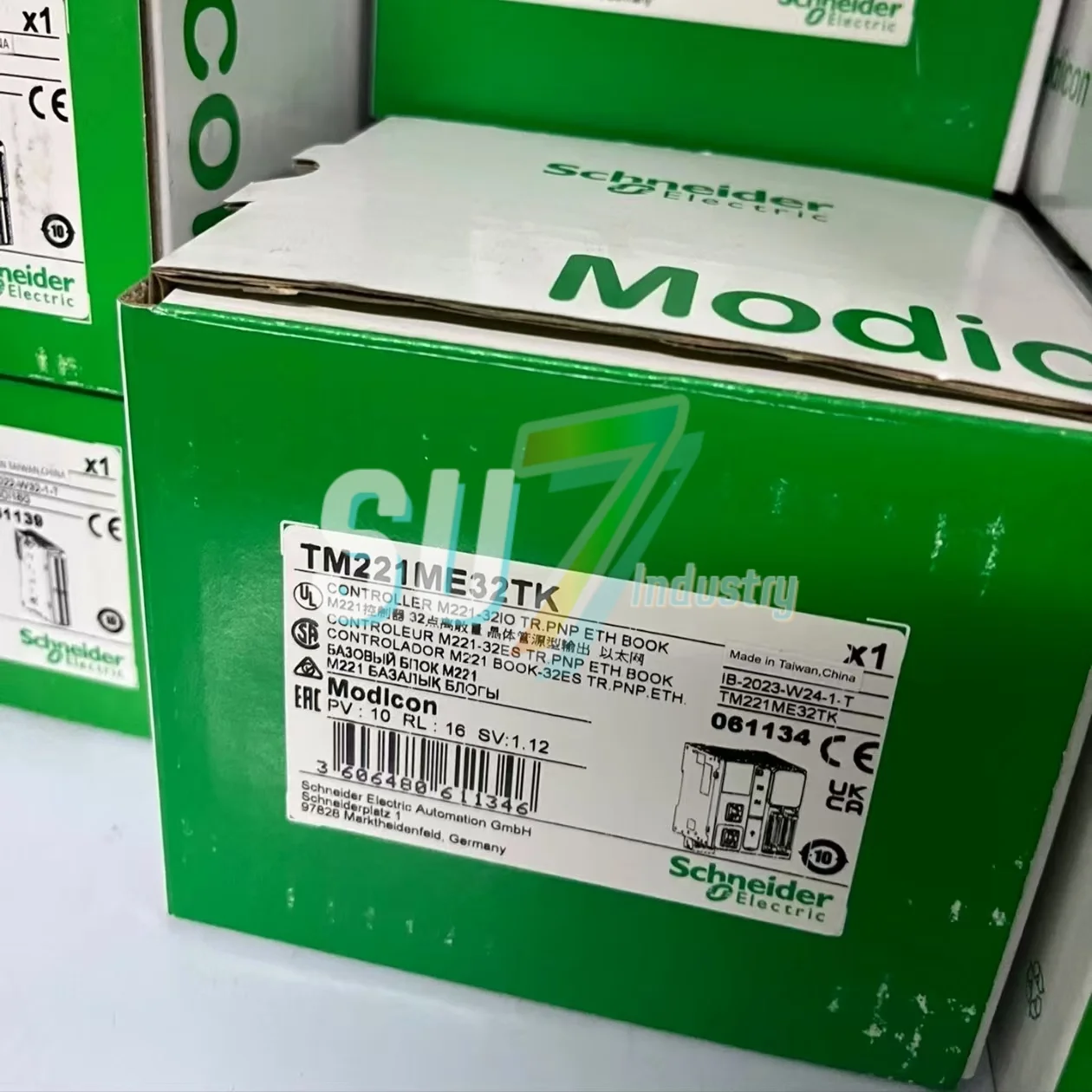 TM221ME32TK I/O ทรานซิสเตอร์ Pnp Ethernet ใหม่ในโกดัง