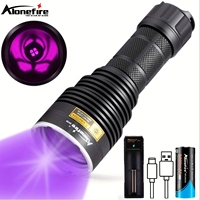 30W 365nm High Power UV Flashlight Black light Cat Dog Urine Stain Tinea Ore Money Scorpion Marker Fluorescent Detection Torch