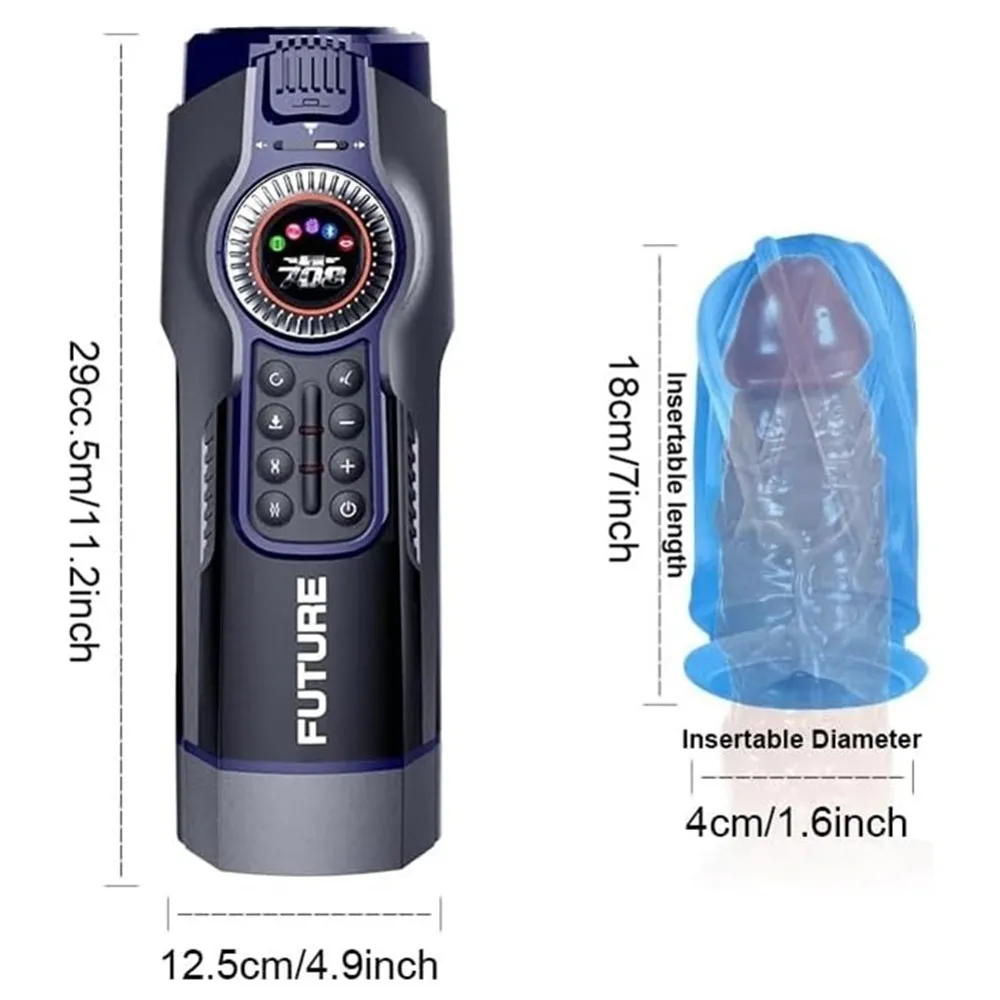 Leten Future Pro Generation 3 Automatic Telescopic Rotating Heating Male Masturbator view 2