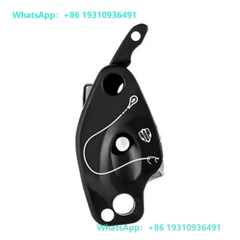 Anti-panic manual descender, quick descent operation protector, descender